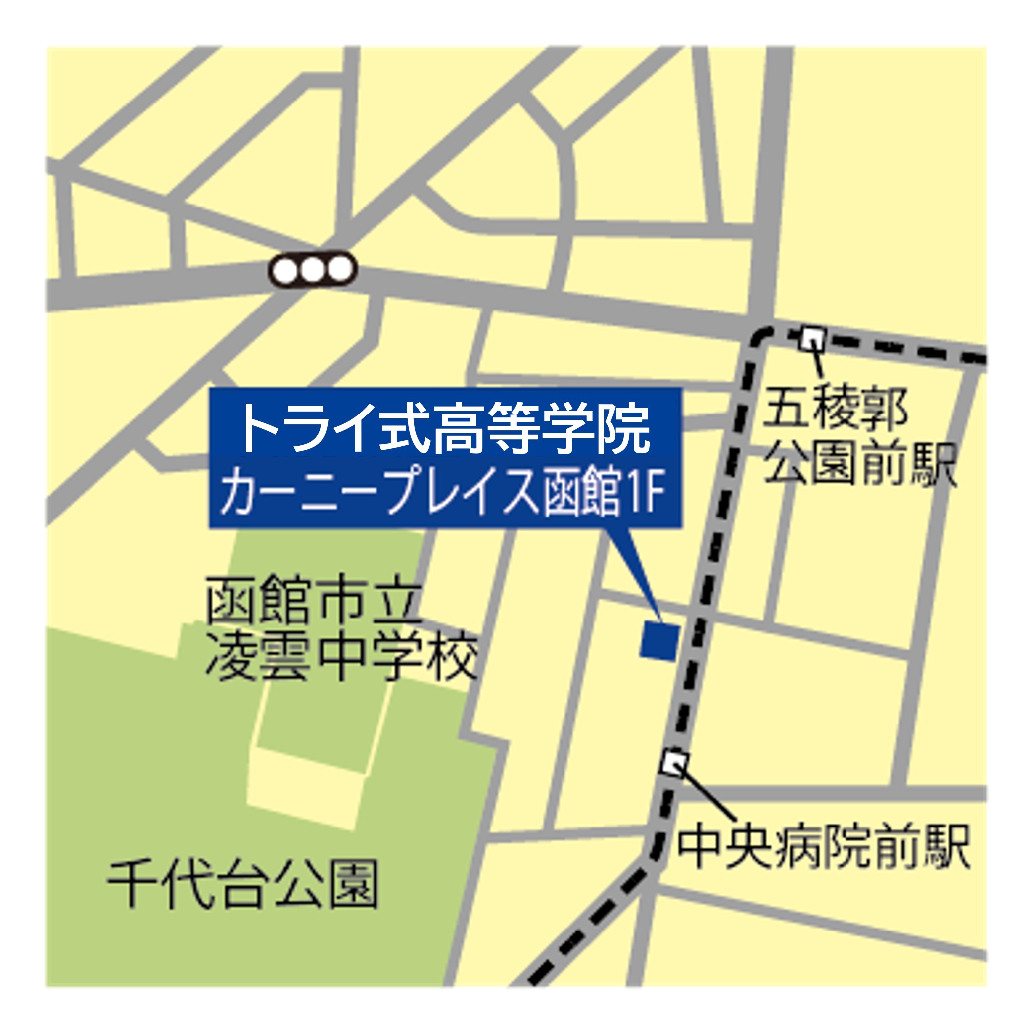函館の地図