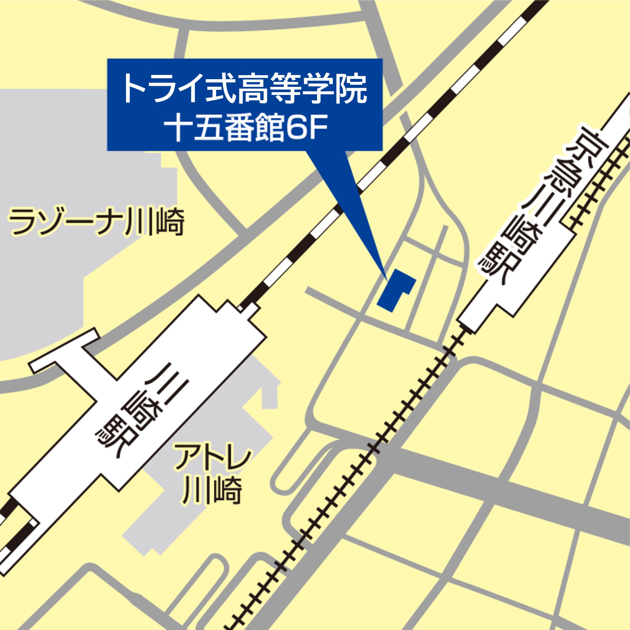 川崎の地図