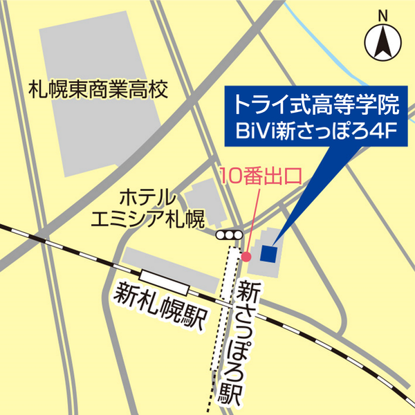 新札幌の地図