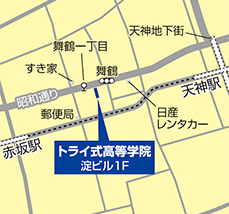 福岡の地図