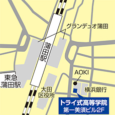 蒲田の地図