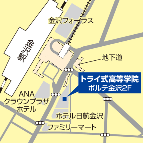 金沢の地図