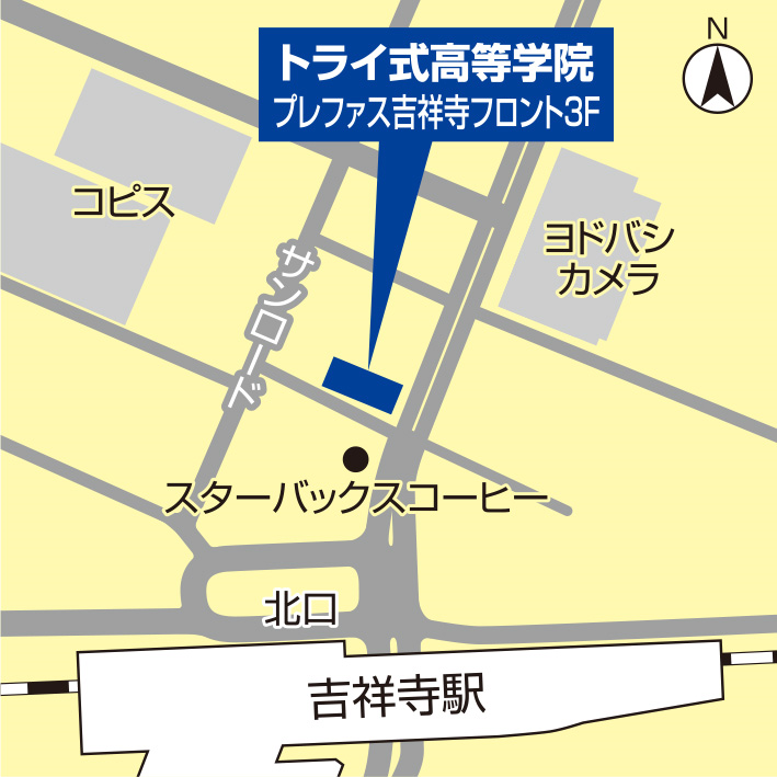 吉祥寺の地図