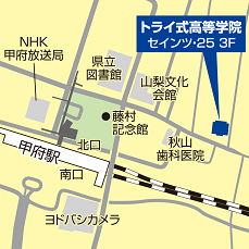 甲府の地図