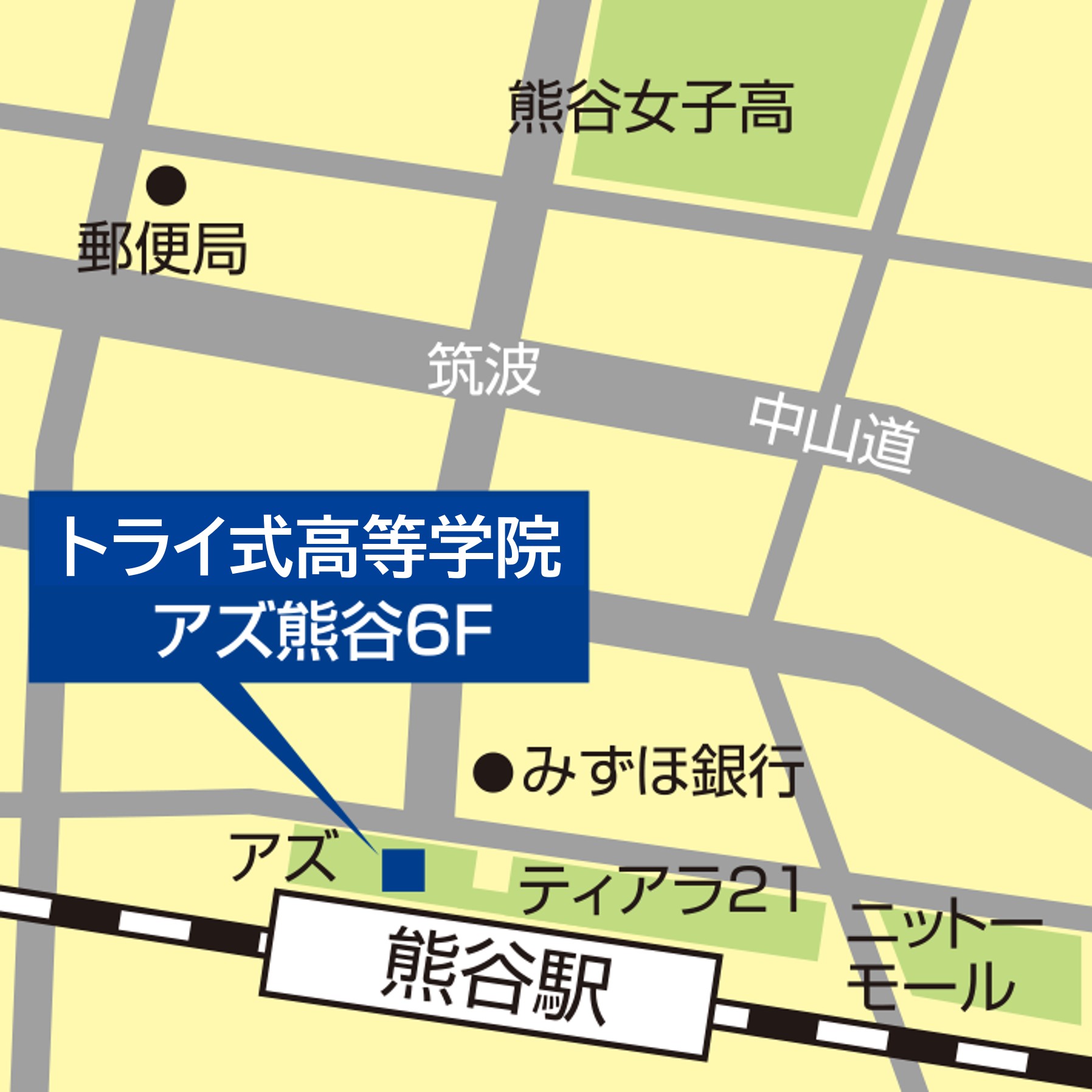 熊谷の地図