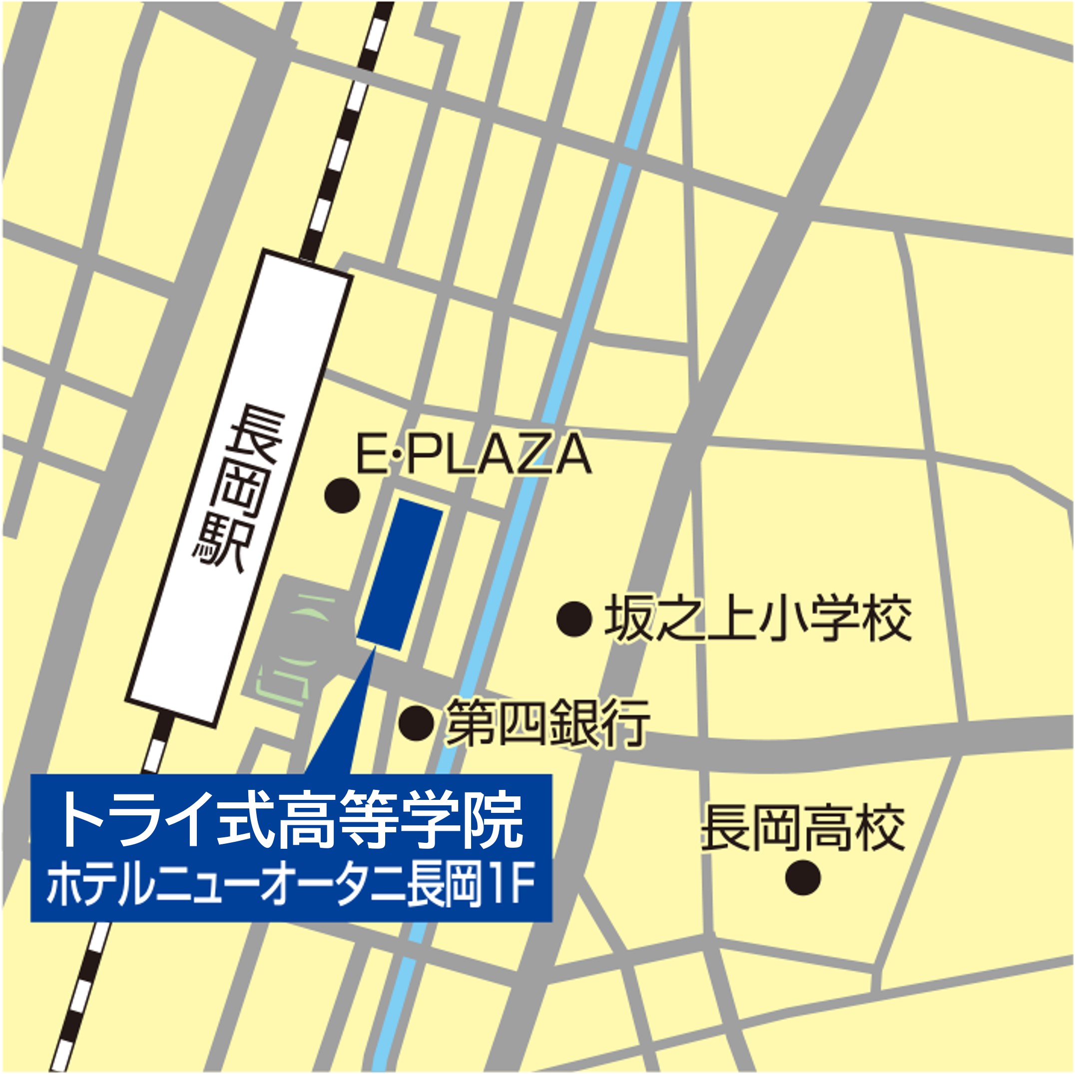 長岡の地図