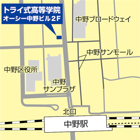 中野の地図