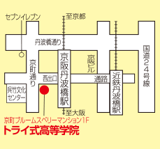 丹波橋の地図