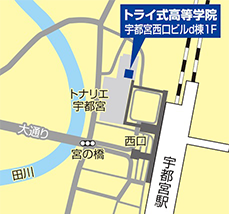 宇都宮の地図