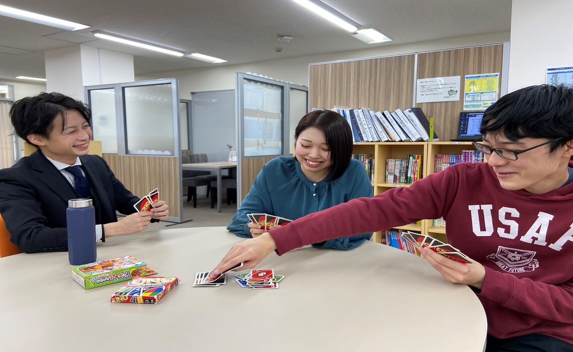 休み時間にみんなで交流