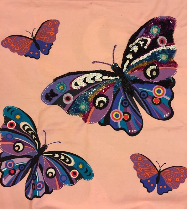 ちょうちょ 刺繍2