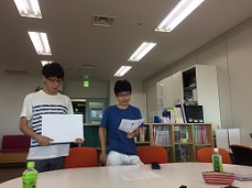 小20170714ハウス発表会へ向けた練習風景