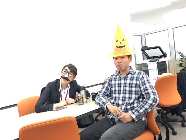 1031ハロウィーン 今村さんと小椋くん