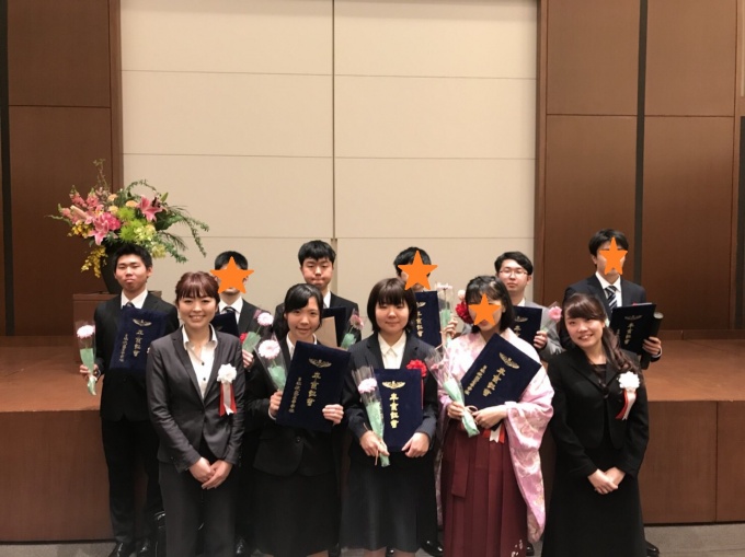 卒業式集合写真