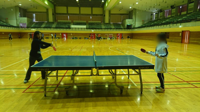 卓球鳥丸さん、わかな