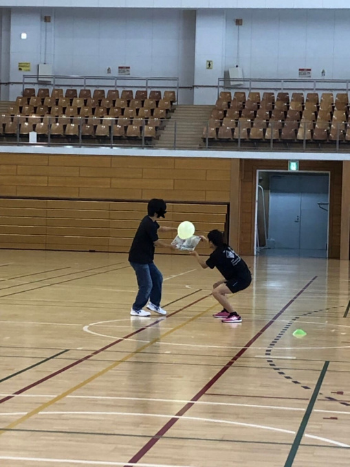 風船リレー