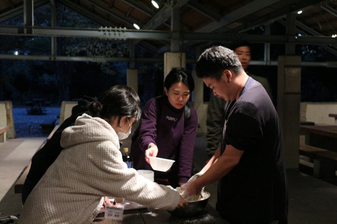 林間学校うどん