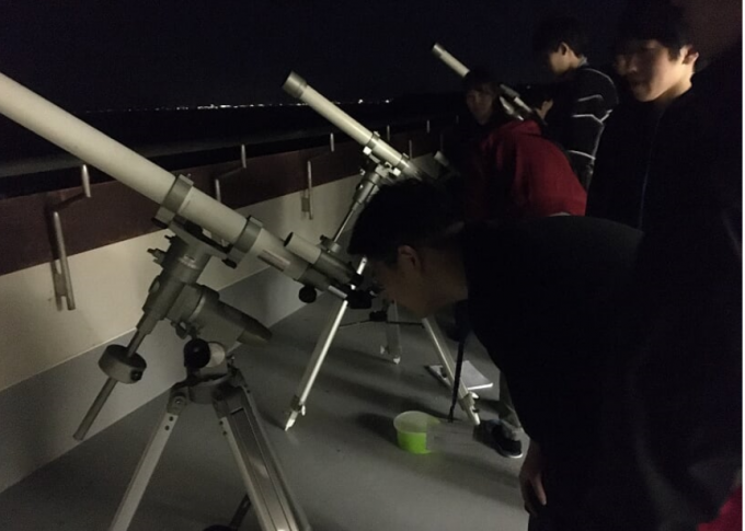 林間学校天体観測