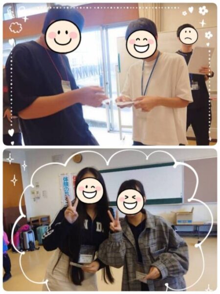 秋の林間学校の様子