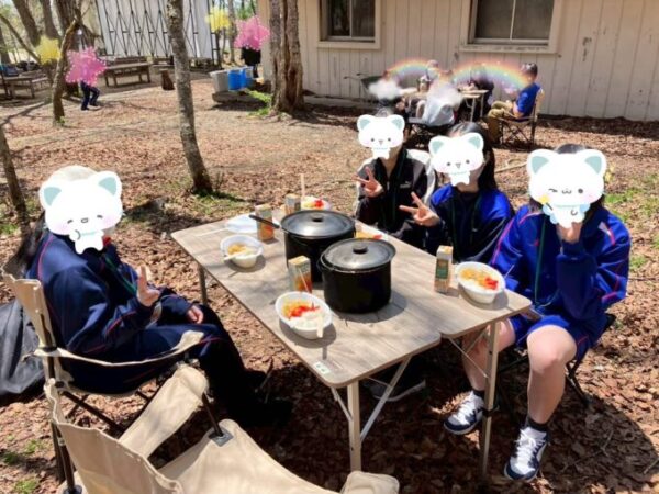 林間学校の様子