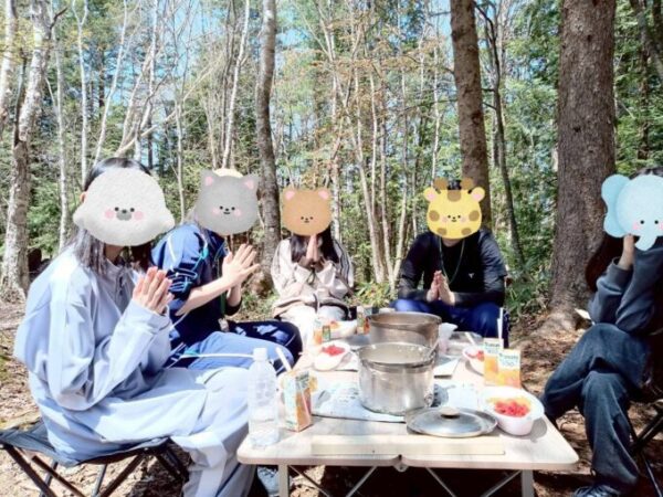 林間学校の様子