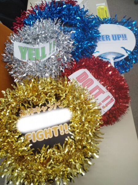 うちわで応援！