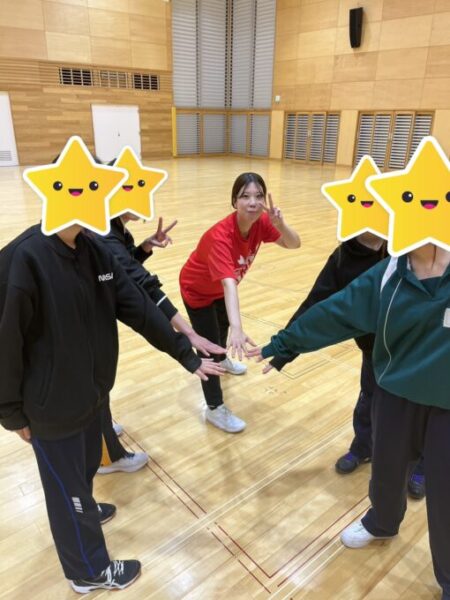 みんなでチーム団結！