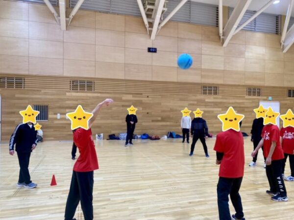 ふにゃふにゃボールだから痛くないよ