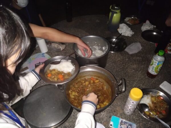 林間学校_カレー作り