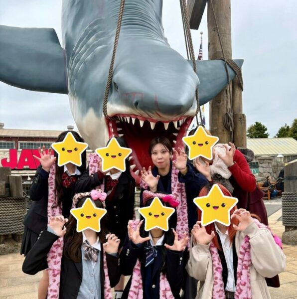 おそろいのピンクヒョウ柄！