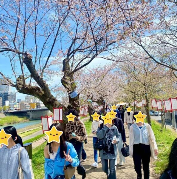 天気も良く、お花見日和です♪