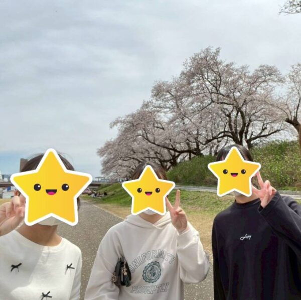 お花見をきっかけに仲良くなれました！