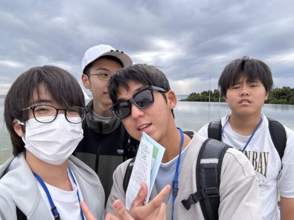 林間学校での写真