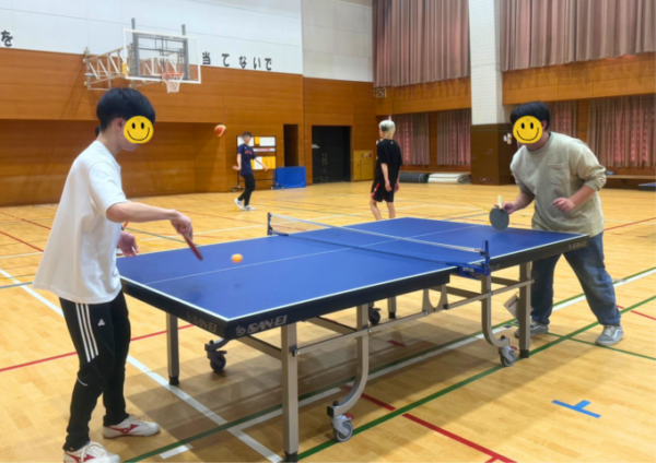 【部活】スポーツ部 今回はバスケ🏀・卓球🏓(26年4月)準備中の様子