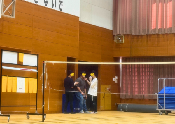 【部活】スポーツ部 今回はバドミントン🏸・卓球🏓（26年5月）体育館の一角