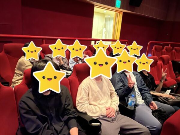 上映前、ドキドキです！