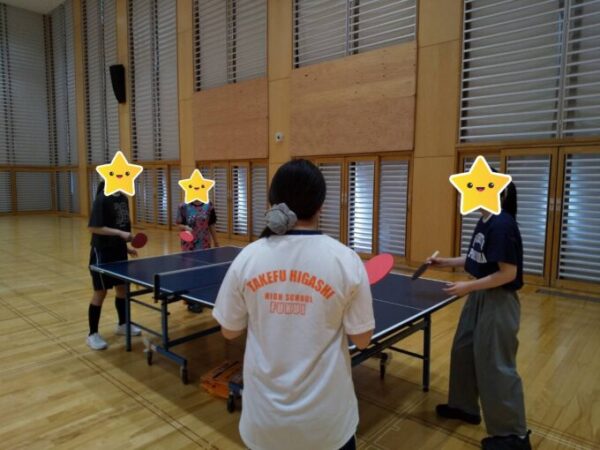 卓球もしました！