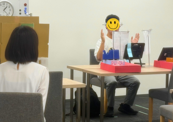 【行事】弁論大会🎤高校3年生の部＆チームプレゼン🎤大会（全国ブロック予選）発表中（Hくん）