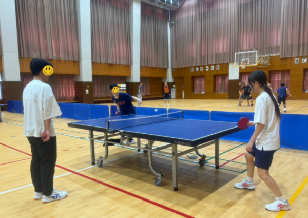 【部活】スポーツ部 今回はバドミントン🏸・卓球🏓（26年5月）卓球の様子