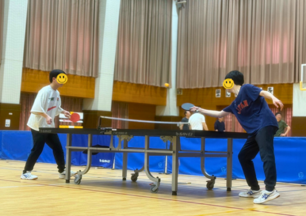 【部活】スポーツ部 今回はバドミントン🏸・卓球🏓（26年5月）卓球の様子