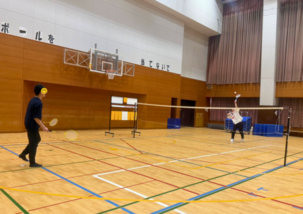 【部活】スポーツ部 今回はバドミントン🏸・卓球🏓（26年5月）バドミントンの様子