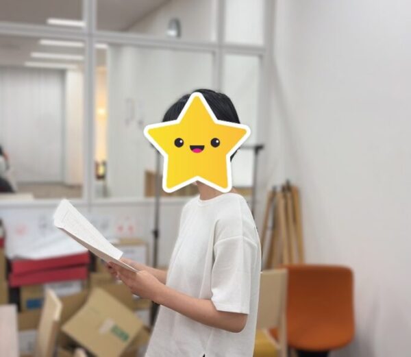 しっかり前を見て、発表しています！