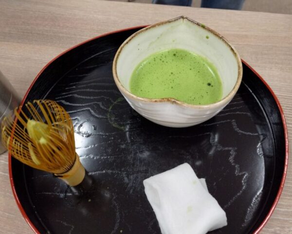 お抹茶、完成!